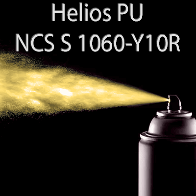 Аерозольна NCS S 1060-Y10R шовковисто матова, 1 компонентна поліуретанова емаль HELIOS PU - 400мл