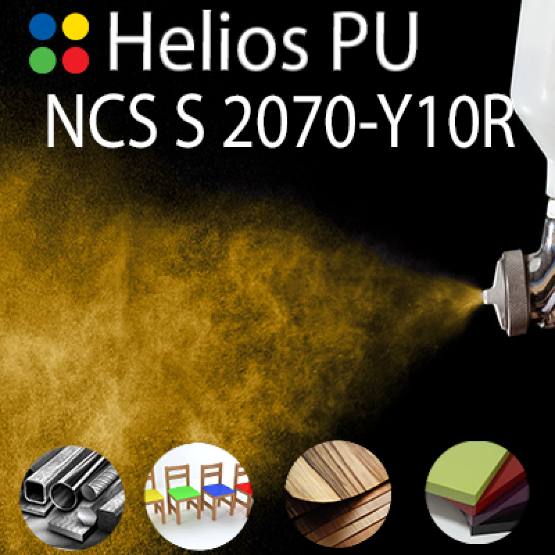 NCS S 2070-Y10R шовковисто матова, 1 компонентна високоеластична поліуретанова емаль HELIOS PU - 1кг NCS S 2070-Y10R шовковисто матова, 1 компонентна високоеластична поліуретанова емаль HELIOS PU - 1кг