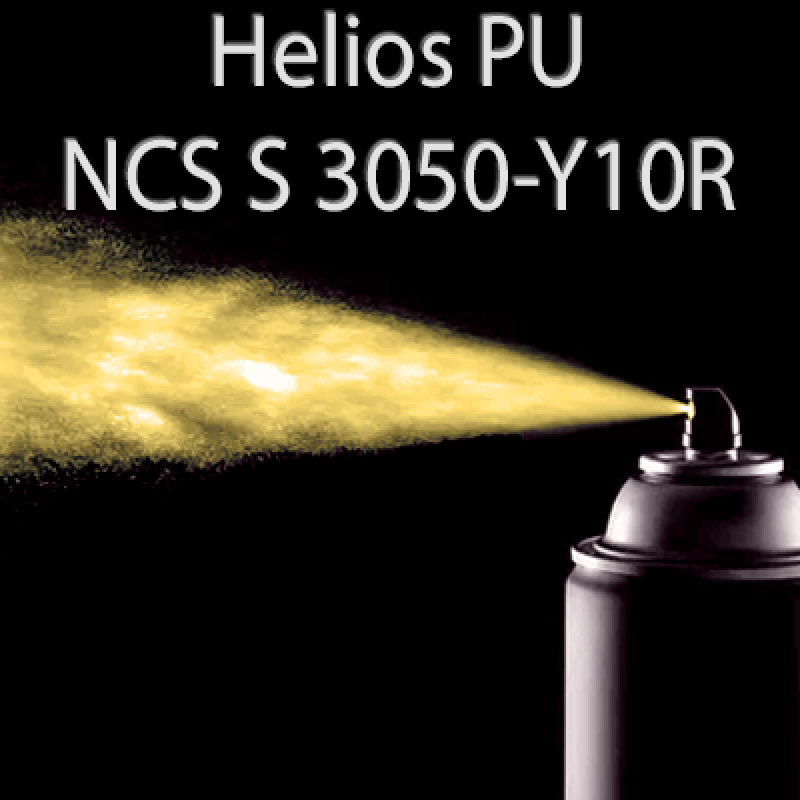 Аерозольна NCS S 3050-Y10R шовковисто матова, 1 компонентна поліуретанова емаль HELIOS PU - 400мл