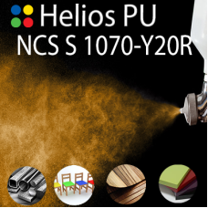 NCS S 1070-Y20R шовковисто матова, 1 компонентна високоеластична поліуретанова емаль HELIOS PU - 1кг