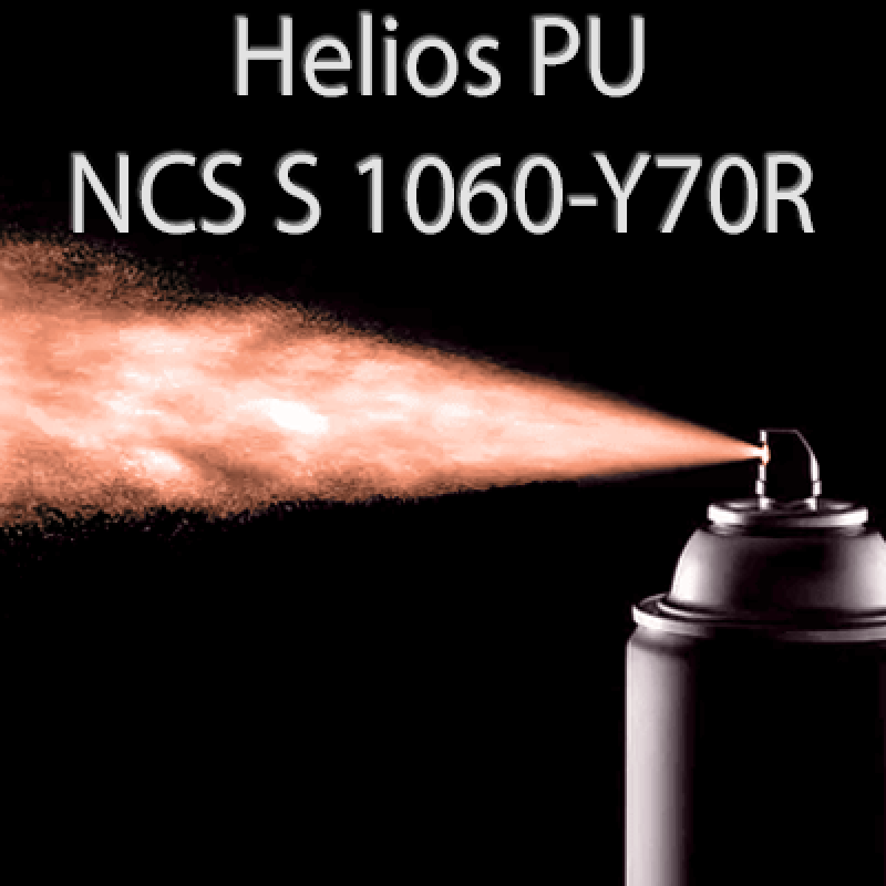 Аерозольна NCS S 1060-Y70R шовковисто матова, 1 компонентна поліуретанова емаль HELIOS PU - 400мл Аерозольна NCS S 1060-Y70R шовковисто матова, 1 компонентна поліуретанова емаль HELIOS PU - 400мл