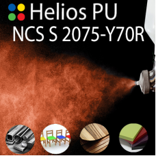 NCS S 2075-Y70R шовковисто матова, 1 компонентна високоеластична поліуретанова емаль HELIOS PU - 1кг