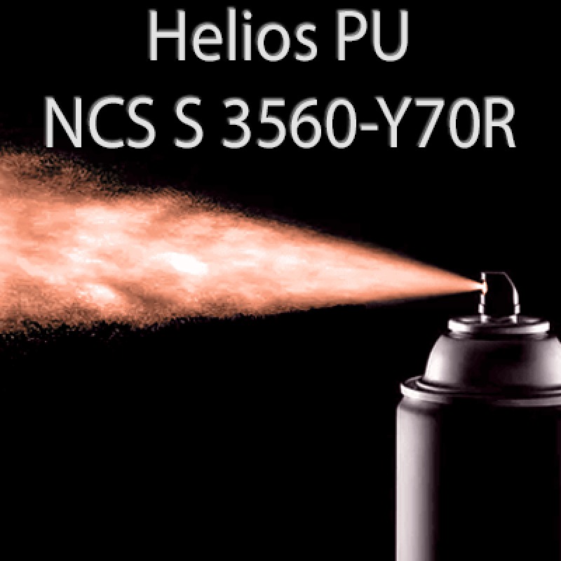 Аерозольна NCS S 3560-Y70R шовковисто матова, 1 компонентна поліуретанова емаль HELIOS PU - 400мл Аерозольна NCS S 3560-Y70R шовковисто матова, 1 компонентна поліуретанова емаль HELIOS PU - 400мл