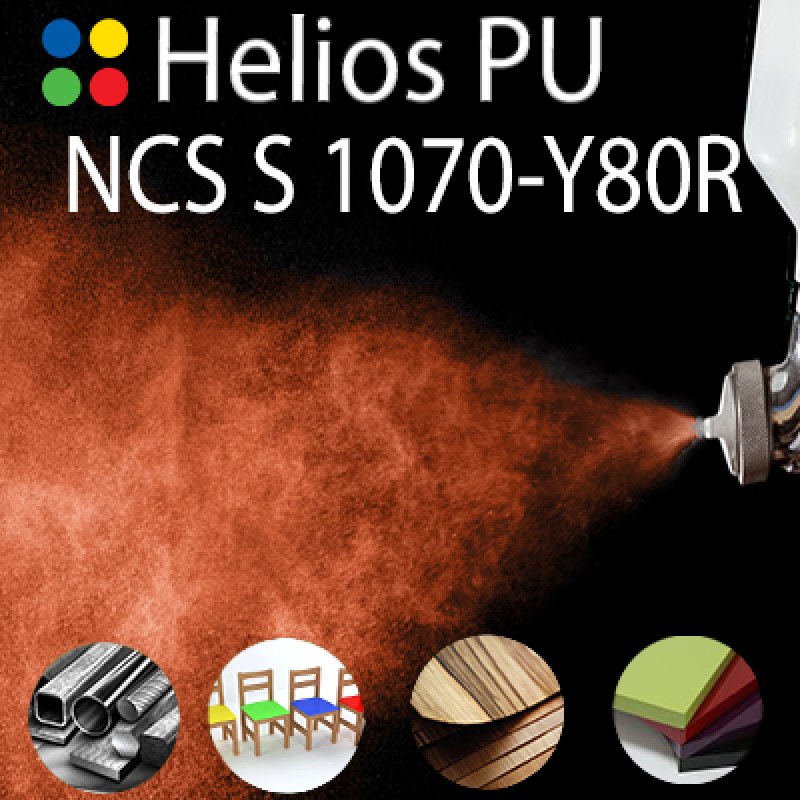 NCS S 1070-Y80R шовковисто матова, 1 компонентна високоеластична поліуретанова емаль HELIOS PU - 1кг NCS S 1070-Y80R шовковисто матова, 1 компонентна високоеластична поліуретанова емаль HELIOS PU - 1кг
