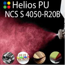 NCS S 4050-R20B шовковисто матова, 1 компонентна високоеластична поліуретанова емаль HELIOS PU - 1кг