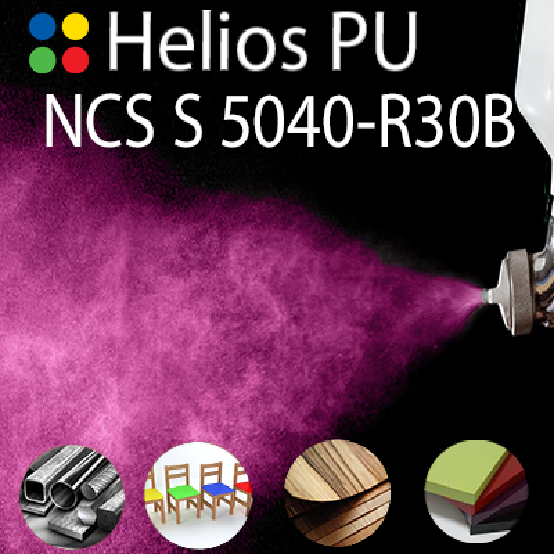 NCS S 5040-R30B шовковисто матова, 1 компонентна високоеластична поліуретанова емаль HELIOS PU - 1кг NCS S 5040-R30B шовковисто матова, 1 компонентна високоеластична поліуретанова емаль HELIOS PU - 1кг