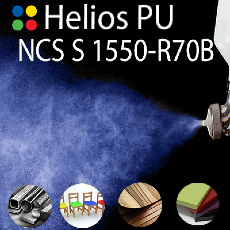 NCS S 1550-R70B шовковисто матова, 1 компонентна високоеластична поліуретанова емаль HELIOS PU - 1кг NCS S 1550-R70B шовковисто матова, 1 компонентна високоеластична поліуретанова емаль HELIOS PU - 1кг