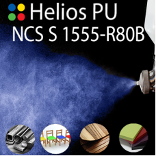 NCS S 1555-R80B шовковисто матова, 1 компонентна високоеластична поліуретанова емаль HELIOS PU - 1кг