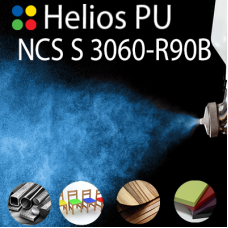NCS S 3060-R90B шовковисто матова, 1 компонентна високоеластична поліуретанова емаль HELIOS PU - 1кг