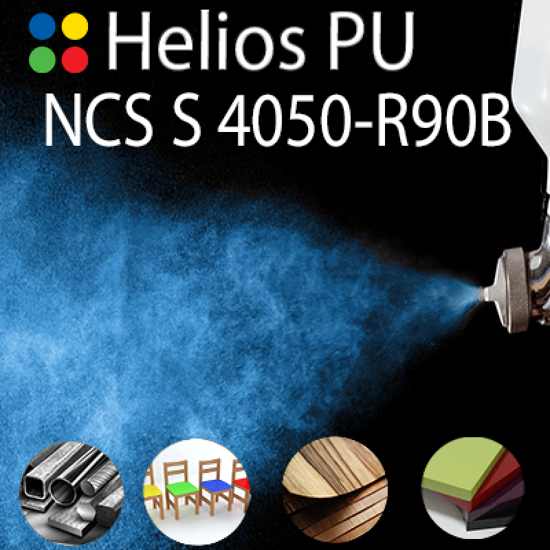 NCS S 4050-R90B шовковисто матова, 1 компонентна високоеластична поліуретанова емаль HELIOS PU - 1кг NCS S 4050-R90B шовковисто матова, 1 компонентна високоеластична поліуретанова емаль HELIOS PU - 1кг