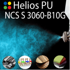 NCS S 3060-B10G шовковисто матова, 1 компонентна високоеластична поліуретанова емаль HELIOS PU - 1кг