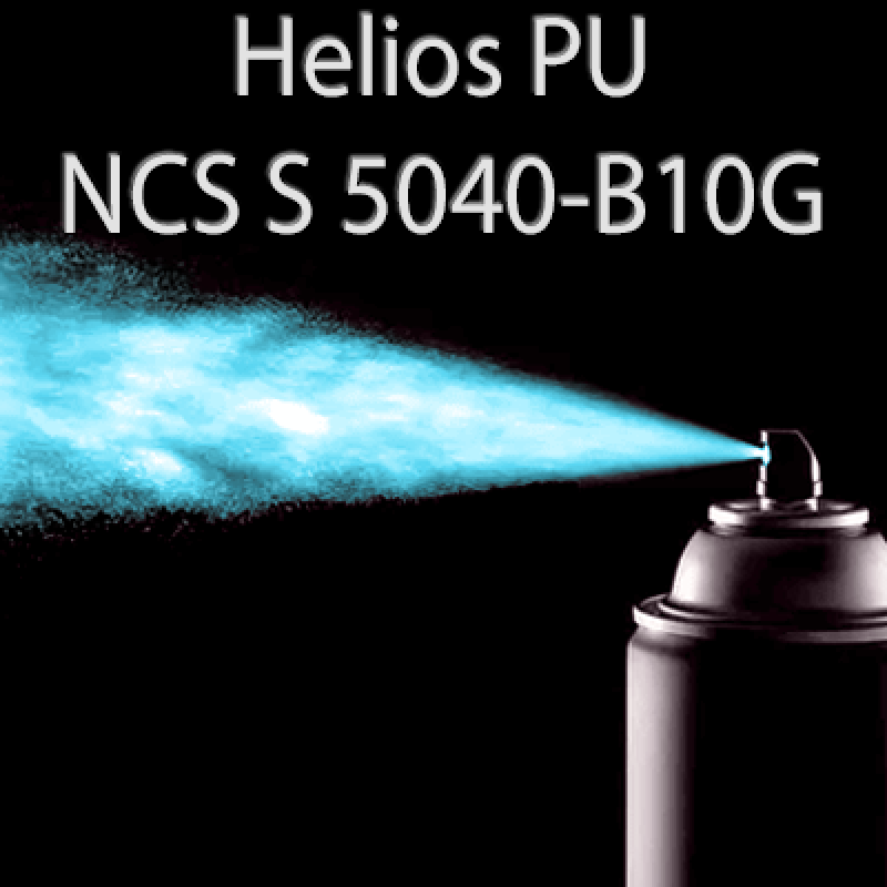 Аерозольна NCS S 5040-B10G шовковисто матова, 1 компонентна поліуретанова емаль HELIOS PU - 400мл