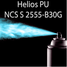 Аерозольна NCS S 2555-B30G шовковисто матова, 1 компонентна поліуретанова емаль HELIOS PU - 400мл