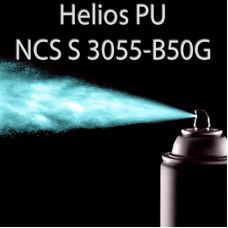 Аерозольна NCS S 3055-B50G шовковисто матова, 1 компонентна поліуретанова емаль HELIOS PU - 400мл