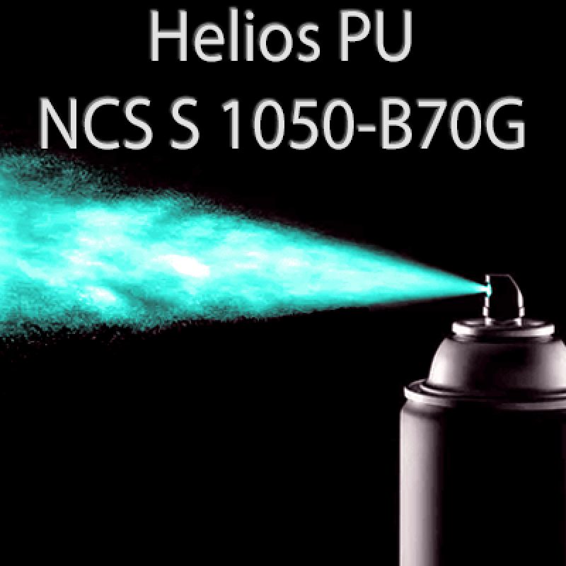 Аерозольна NCS S 1050-B70G шовковисто матова, 1 компонентна поліуретанова емаль HELIOS PU - 400мл