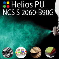 NCS S 2060-B90G шовковисто матова, 1 компонентна високоеластична поліуретанова емаль HELIOS PU - 1кг