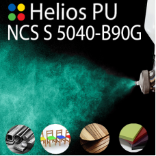 NCS S 5040-B90G шовковисто матова, 1 компонентна високоеластична поліуретанова емаль HELIOS PU - 1кг