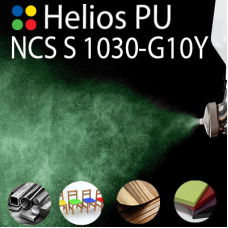 NCS S 1030-G10Y шовковисто матова, 1 компонентна високоеластична поліуретанова емаль HELIOS PU - 1кг