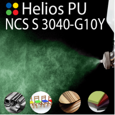 NCS S 3040-G10Y шовковисто матова, 1 компонентна високоеластична поліуретанова емаль HELIOS PU - 1кг