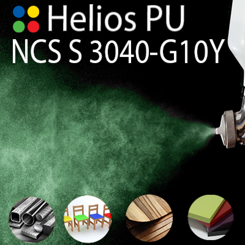 NCS S 3040-G10Y шовковисто матова, 1 компонентна високоеластична поліуретанова емаль HELIOS PU - 1кг NCS S 3040-G10Y шовковисто матова, 1 компонентна високоеластична поліуретанова емаль HELIOS PU - 1кг