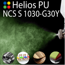 NCS S 1030-G30Y шовковисто матова, 1 компонентна високоеластична поліуретанова емаль HELIOS PU - 1кг