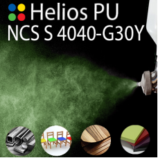 NCS S 4040-G30Y шовковисто матова, 1 компонентна високоеластична поліуретанова емаль HELIOS PU - 1кг
