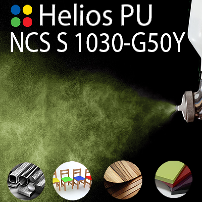 NCS S 1030-G50Y шовковисто матова, 1 компонентна високоеластична поліуретанова емаль HELIOS PU - 1кг NCS S 1030-G50Y шовковисто матова, 1 компонентна високоеластична поліуретанова емаль HELIOS PU - 1кг