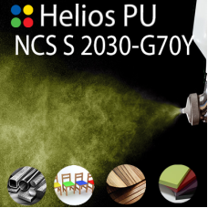 NCS S 2030-G70Y шовковисто матова, 1 компонентна високоеластична поліуретанова емаль HELIOS PU - 1кг