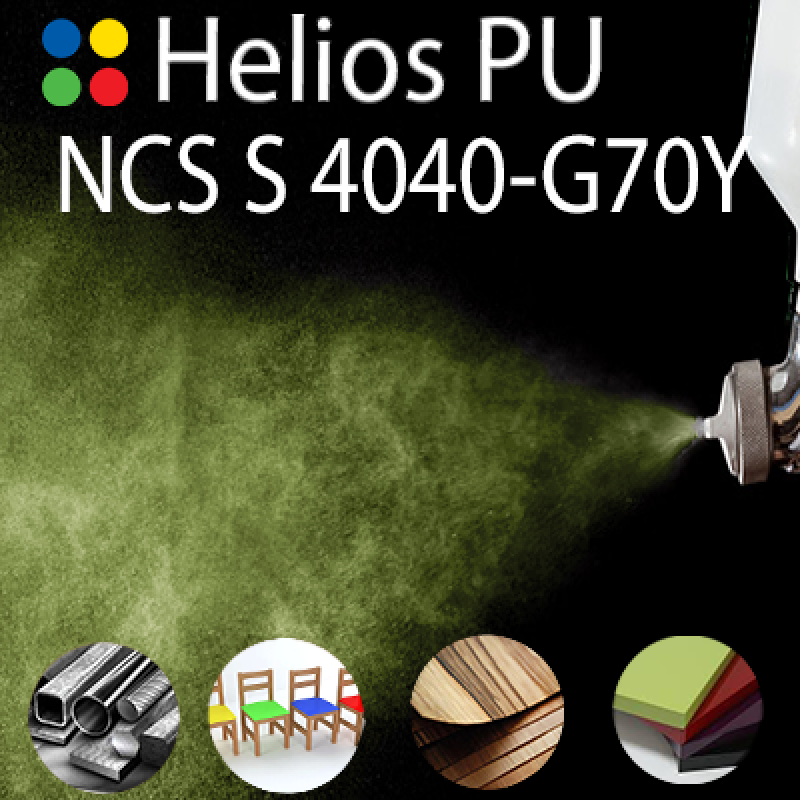 NCS S 4040-G70Y шовковисто матова, 1 компонентна високоеластична поліуретанова емаль HELIOS PU - 1кг NCS S 4040-G70Y шовковисто матова, 1 компонентна високоеластична поліуретанова емаль HELIOS PU - 1кг
