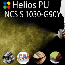 NCS S 1030-G90Y шовковисто матова, 1 компонентна високоеластична поліуретанова емаль HELIOS PU - 1кг