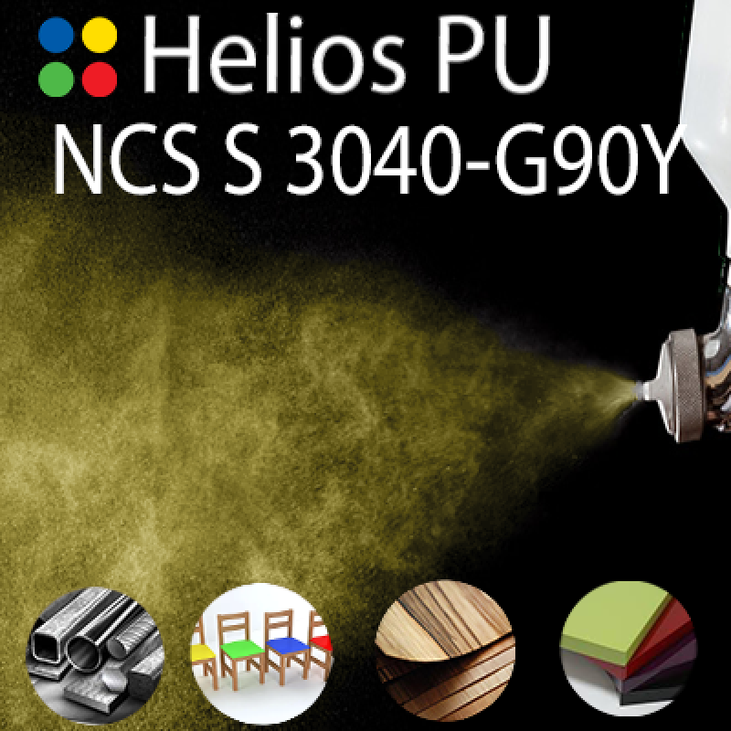 NCS S 3040-G90Y шовковисто матова, 1 компонентна високоеластична поліуретанова емаль HELIOS PU - 1кг NCS S 3040-G90Y шовковисто матова, 1 компонентна високоеластична поліуретанова емаль HELIOS PU - 1кг