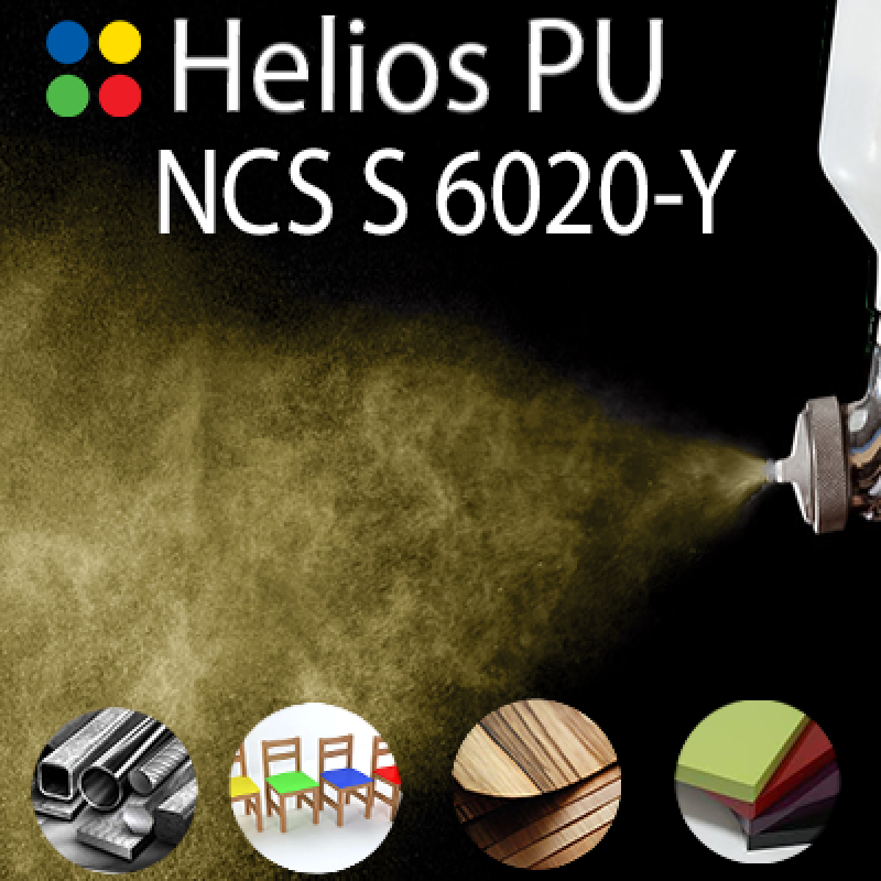 NCS S 6020-Y шовковисто матова, 1 компонентна високоеластична поліуретанова емаль HELIOS PU - 1кг NCS S 6020-Y шовковисто матова, 1 компонентна високоеластична поліуретанова емаль HELIOS PU - 1кг