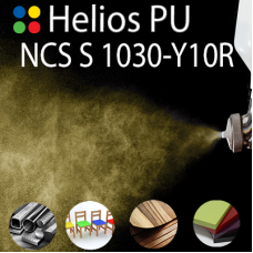 NCS S 1030-Y10R шовковисто матова, 1 компонентна високоеластична поліуретанова емаль HELIOS PU - 1кг