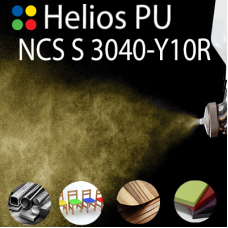 NCS S 3040-Y10R шовковисто матова, 1 компонентна високоеластична поліуретанова емаль HELIOS PU - 1кг