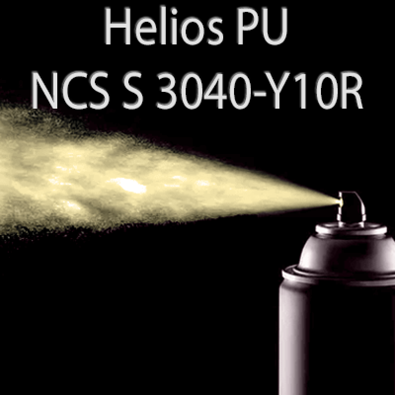 Аерозольна NCS S 3040-Y10R шовковисто матова, 1 компонентна поліуретанова емаль HELIOS PU - 400мл