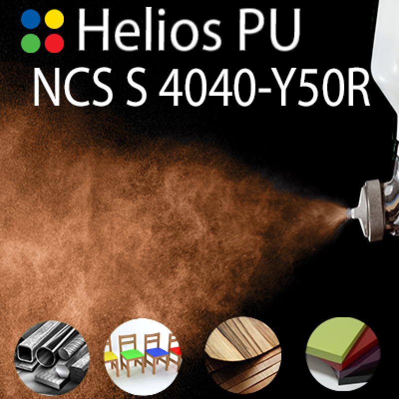 NCS S 4040-Y50R шовковисто матова, 1 компонентна високоеластична поліуретанова емаль HELIOS PU - 1кг NCS S 4040-Y50R шовковисто матова, 1 компонентна високоеластична поліуретанова емаль HELIOS PU - 1кг