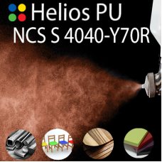 NCS S 4040-Y70R шовковисто матова, 1 компонентна високоеластична поліуретанова емаль HELIOS PU - 1кг