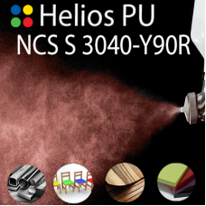NCS S 3040-Y90R шовковисто матова, 1 компонентна високоеластична поліуретанова емаль HELIOS PU - 1кг