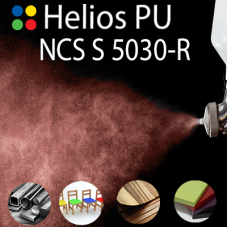 NCS S 5030-R шовковисто матова, 1 компонентна високоеластична поліуретанова емаль HELIOS PU - 1кг
