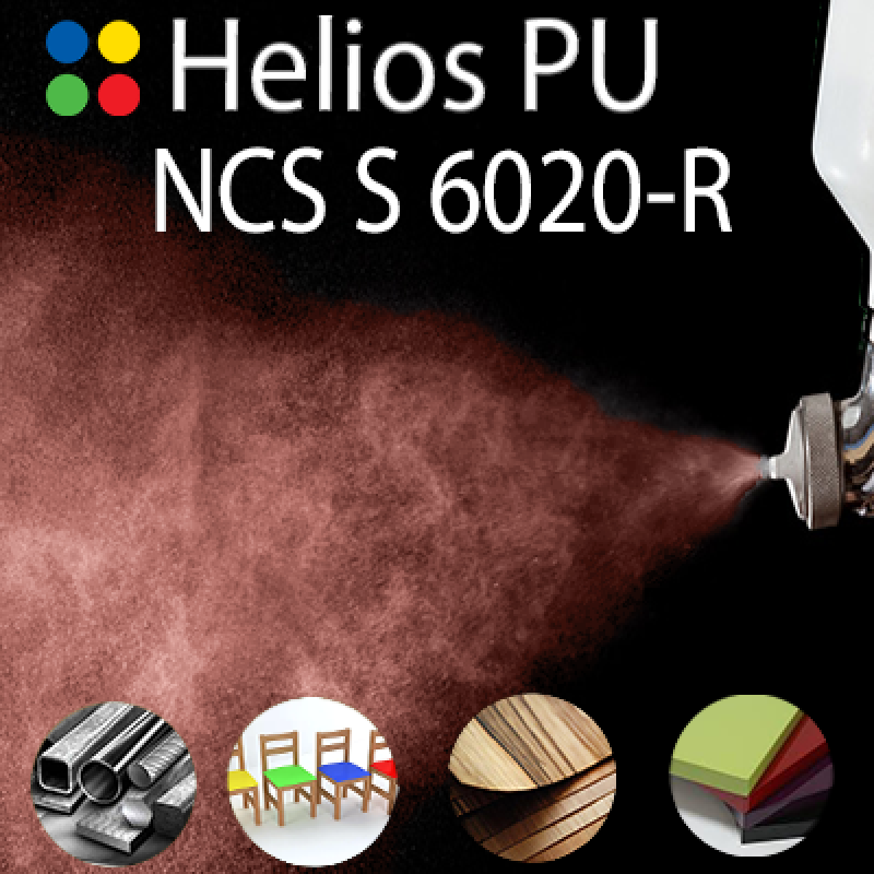 NCS S 6020-R шовковисто матова, 1 компонентна високоеластична поліуретанова емаль HELIOS PU - 1кг NCS S 6020-R шовковисто матова, 1 компонентна високоеластична поліуретанова емаль HELIOS PU - 1кг