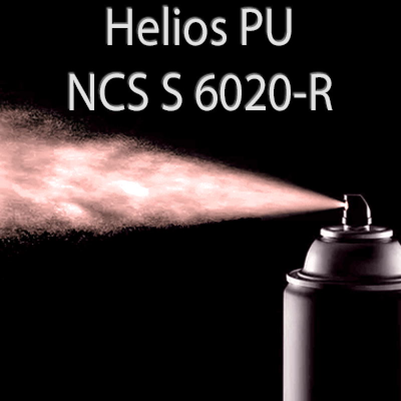 Аерозольна NCS S 6020-R шовковисто матова, 1 компонентна поліуретанова емаль HELIOS PU - 400мл