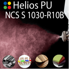 NCS S 1030-R10B шовковисто матова, 1 компонентна високоеластична поліуретанова емаль HELIOS PU - 1кг