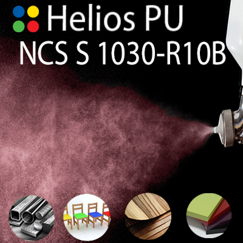 NCS S 1030-R10B шовковисто матова, 1 компонентна високоеластична поліуретанова емаль HELIOS PU - 1кг NCS S 1030-R10B шовковисто матова, 1 компонентна високоеластична поліуретанова емаль HELIOS PU - 1кг
