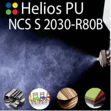 NCS S 2030-R80B шовковисто матова, 1 компонентна високоеластична поліуретанова емаль HELIOS PU - 1кг