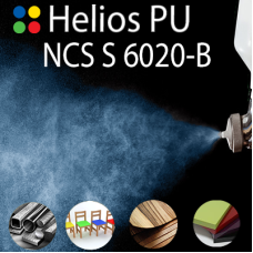 NCS S 6020-B шовковисто матова, 1 компонентна високоеластична поліуретанова емаль HELIOS PU - 1кг