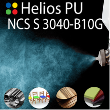 NCS S 3040-B10G шовковисто матова, 1 компонентна високоеластична поліуретанова емаль HELIOS PU - 1кг