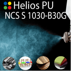 NCS S 1030-B30G шовковисто матова, 1 компонентна високоеластична поліуретанова емаль HELIOS PU - 1кг