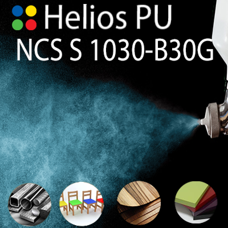 NCS S 1030-B30G шовковисто матова, 1 компонентна високоеластична поліуретанова емаль HELIOS PU - 1кг NCS S 1030-B30G шовковисто матова, 1 компонентна високоеластична поліуретанова емаль HELIOS PU - 1кг