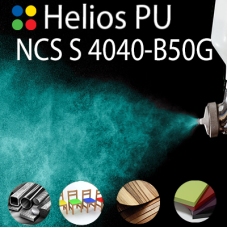 NCS S 4040-B50G шовковисто матова, 1 компонентна високоеластична поліуретанова емаль HELIOS PU - 1кг