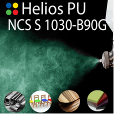 NCS S 1030-B90G шовковисто матова, 1 компонентна високоеластична поліуретанова емаль HELIOS PU - 1кг